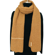 Golden Brown Pure Alpaca Handmade Scarf