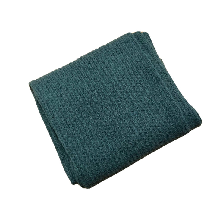 Myrtle Green Soft Handmade Alpaca Scarf