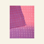 Handwoven Ombré Purple Pink Pure Wool Scarf