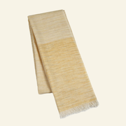 Handwoven Wool Scarf – Naturally Dyed with Marigold Flowers
